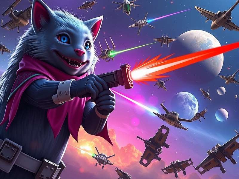 Vindaloo Galaxy War gameplay showing epic space battles with Indian-inspired spacecraft